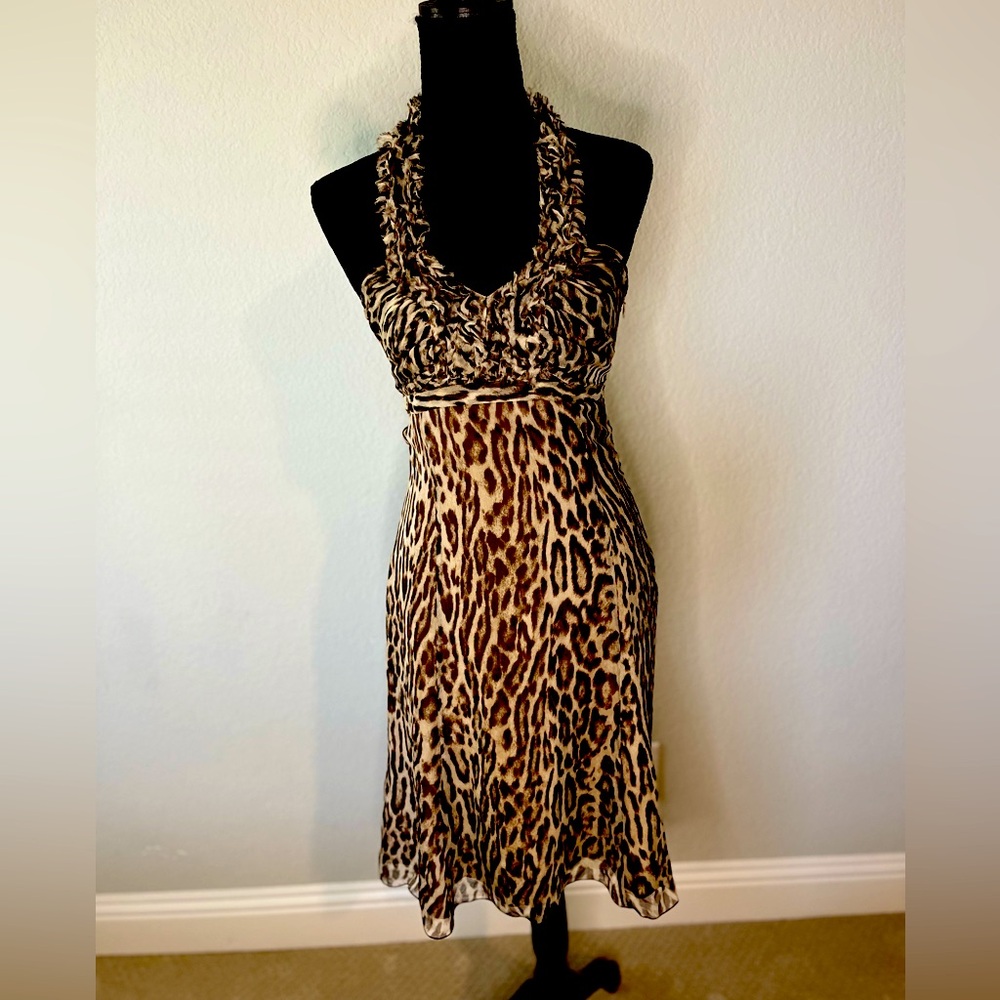 NWT Valentino animal print dress. Size 38/2.